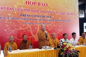 At the press conference (Photo: VNA)