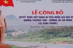 Ho Chi Minh Trail’s ending point recognised as special national relic