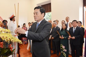 The visit is led by Standing Deputy Secretary of the Ho Chi Minh City Party Committee, Tran Luu Quang. (Photo: Sggp)