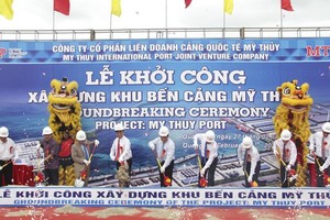 The groundbreaking ceremony of My Thuy International Seaport