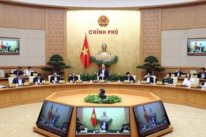 The Government's meeting in Hanoi on March 3 (Photo: VNA)