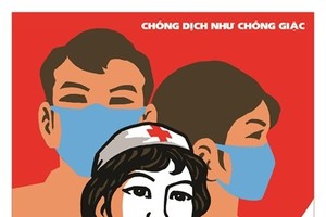 A poster by Hanoi-artist Luu Yen The