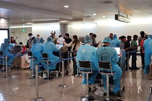 COVID-19 prevention and control efforts at Tan Son Nhat International Airport in HCM City (Source: VNA)