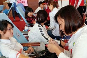 Blood donation amid the COVID-19 pandemic (Photo: SGGP)