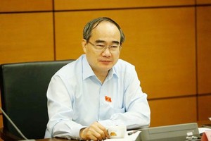 Secretary of HCMC Party Committee Nguyen Thien Nhan (Photo: SGGP)