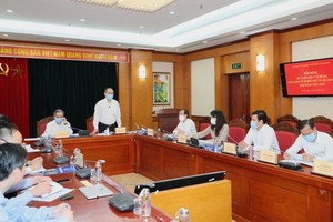 At the working session (Photo: SGGP)