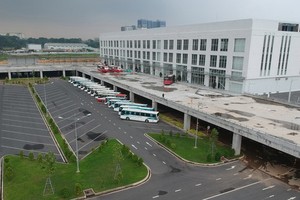 A corner of the new Eastern Bus Station