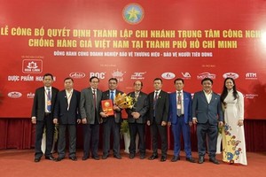 The launching ceremony of the Anti-counterfeit Technology Center branch in HCMC (Photo: VNA)