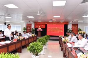 At the working session (Photo: SGGP)