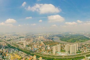 Thu Duc City is established on the basis of merging three eastern districts of Thu Duc, 2 and 9. (Photo: SGGP)