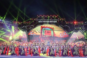 An art performance in the ceremony (Photo: VNA)