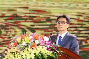 Deputy Prime Minister Vu Duc Dam speaks at the event. (Photo: SGGP)