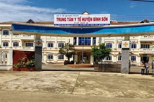 The unit 2 of the Binh Son District’s Health Center is one of the centralized quarantine facilities in Quang Ngai Province. (Photo: SGGP)