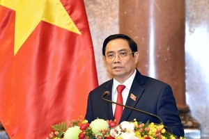 Prime Minister Pham Minh Chinh affirms that the Government is willing to devote itself to serving the Fatherland and the people. (Photo: SGGP)