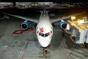 The Bamboo Airways aircraft (Photo: baogiaothong.vn)