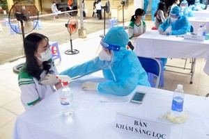 Prior testing before vaccination for students in Cu Chi District on October 27 ​