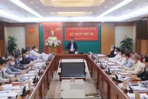 The Party Central Committee’s Inspection Commission held its eighth session from November 2-4. (Photo: VNA)