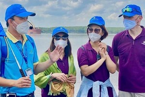 Tourists visit Can Gio in October. (Photo: SGGP)