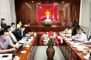 At the working session