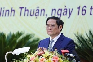 Prime Minister Pham Minh Chinh addresses the event (Photo: VNA)