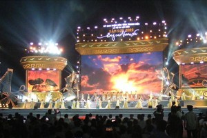 At the opening ceremony of Sam Son Tourism Sea Festival 2022