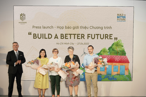 At a press conference of the "Build a better future" program