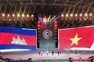 SEA Games 31 wraps up with a ceremony imbued with Vietnam’s cultural identity in Hanoi o May 23 (Photo: SGGP)