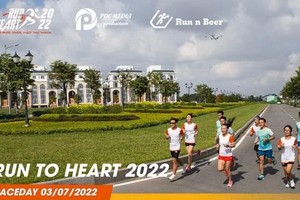 The "Run to Heart"  race will take place at Van Phuc city urban area in Thu Duc city on July 3 to honor Covid-19 frontline workers. (Photo courtesy of the organisers)