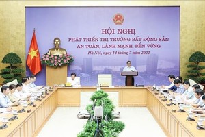 Prime Minister Pham Minh Chinh speaks at the conference (Photo: VNA) 