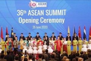 At the opening ceremony of 36th ASEAN Summit in Hanoi (Photo: VNA) 