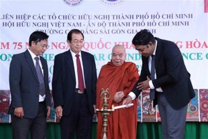 Indian Independence Day marked in HCMC. (Photo: VNA)