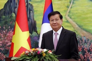 General Secretary of the Lao People's Revolutionary Party Central Committee and President of Laos Thongloun Sisoulith (Photo: VNA) 