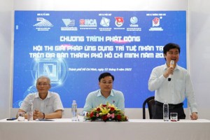 he HCMC People’s Committee’s contest for solutions and products in artificial intelligence applications is open to entries until October 15. (Photo: VNA)