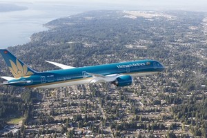 A plane of Vietnam Airlines (Photo: VNA)