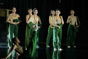 A scene in the dance performance