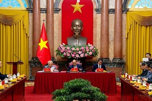 At the meeting (Photo: SGGP)