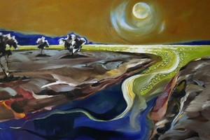 A painting by Tran Quoc Giang