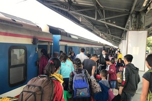 The Saigon Railway Transport Joint Stock Company will offer 3,500 more train tickets to meet the strong travel demand during Tet holidays. ​