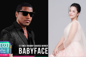 R&B superstar Babyface and singer Ngoc Mai