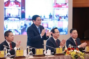 Prime Minister Pham Minh Chinh at the conference (Photo: VNA)