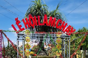 Lam Chay festival returns to the Mekong Delta province of Long An on February 4 (on the 14th in the first lunar month). (Photo: SGGP)