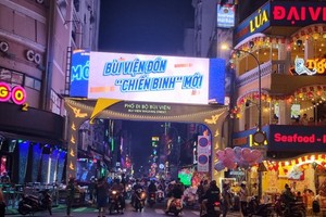 Bui Vien walking street in District 1, HCMC (Photo: SGGP)