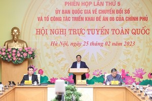 PM Pham Minh Chinh speaks at the event. (Photo: SGGP)