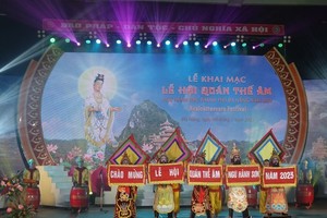 The Quan The Am (Avalokitesvara Bodhisattva) festival opens in the central coastal city of Da Nang on March 8. (Photo: SGGP)