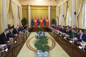 Leaders applaud practical development of Vietnam-Australia strategic partnership