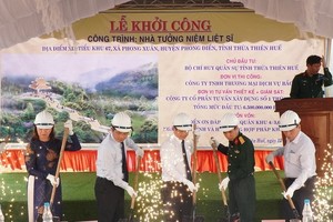 At the groundbreaking ceremony (Photo: SGGP)