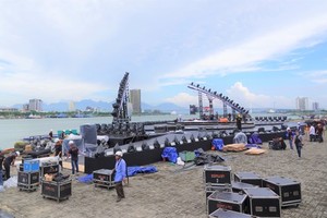 The done work volume of a 5,000-seat stage reached 98 percent. (Photo: SGGP)