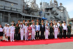 At the receiving ceremony (Photo: SGGP)