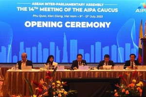 The 14th meeting of the ASEAN Inter-Parliamentary Assembly (AIPA Caucus 14) opens on July 10 in Kien Giang (Photo: VNA)