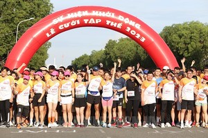 The 2023 "Couple Run" marathon opens in Ho Chi Minh City on August 27 (Photo: hcmcpv)